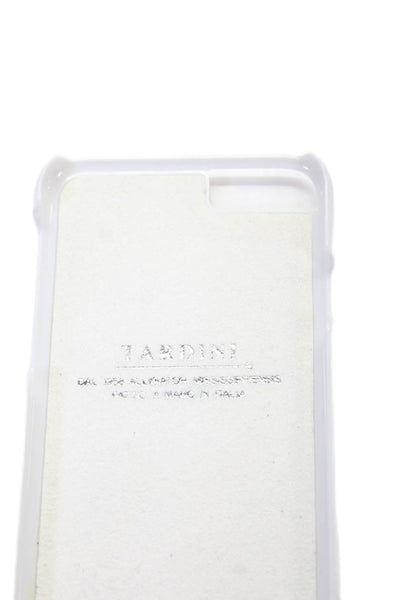 Tardini Unisex Adults Genuine American Alligator Jeweled iPhone Case Yellow
