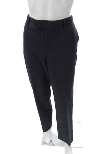 Banana Republic Womens Blue Wool Dress Pants Zip Inseam 31 Size 4