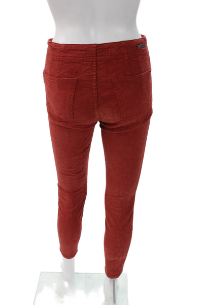 Pilcro and the Letterpress Anthropologie Womens Skinny Red Jeans Size 26