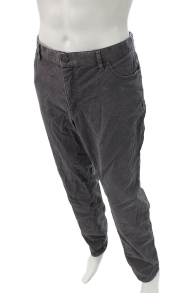 Michael Kors Mens Chino Pants Gray Cotton Blend Button 31 Inseam Size 38