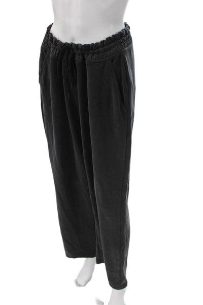 Athleta Womens Sweatpants Black Drawstring Polyester Size L