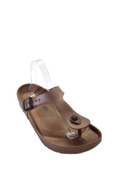 Birkenstock Womens Thong Slide On Sandals Brown Size 41 11