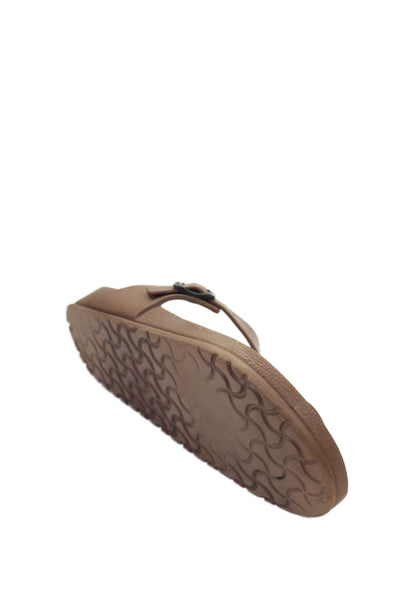 Birkenstock Womens Thong Slide On Sandals Brown Size 41 11