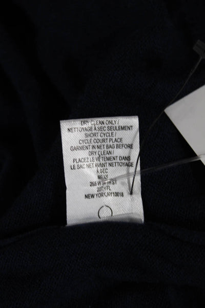 Milly Womens Pullover Sweater Boat Neck Wool Blend Blue Size 0P