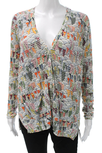 Sparrow Anthropologie Womens Cardigan Multicolor V-Neck Size XS