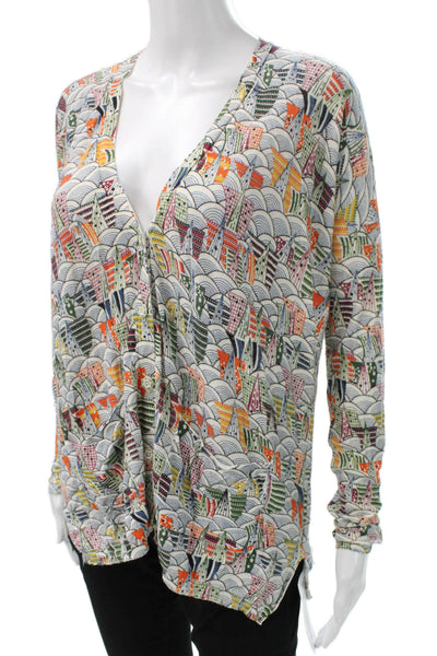 Sparrow Anthropologie Womens Cardigan Multicolor V-Neck Size XS