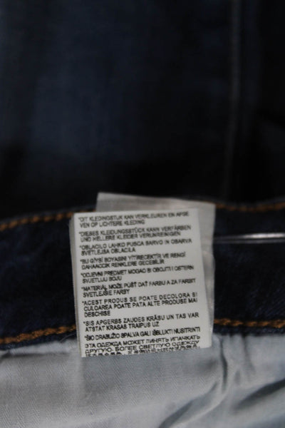 DL1961 Womens Skinny Jeans Blue Mid Rise Button Cotton Blend Size 28