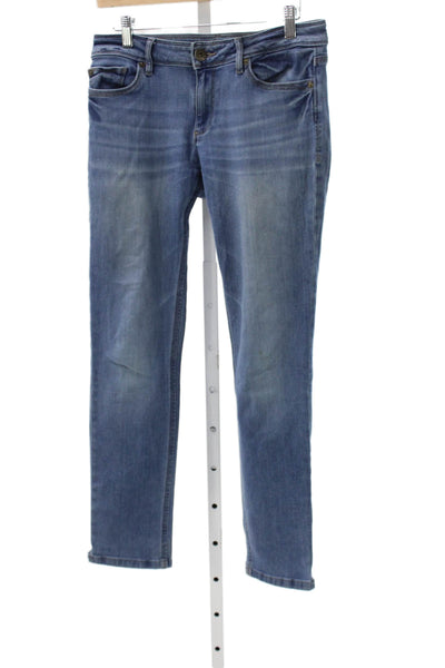 DL1961 Women Skinny Jeans Blue Cotton Blend Mid Rise Size 28