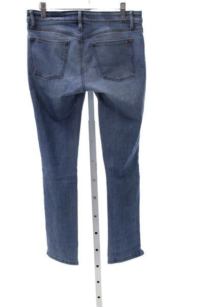 DL1961 Women Skinny Jeans Blue Cotton Blend Mid Rise Size 28