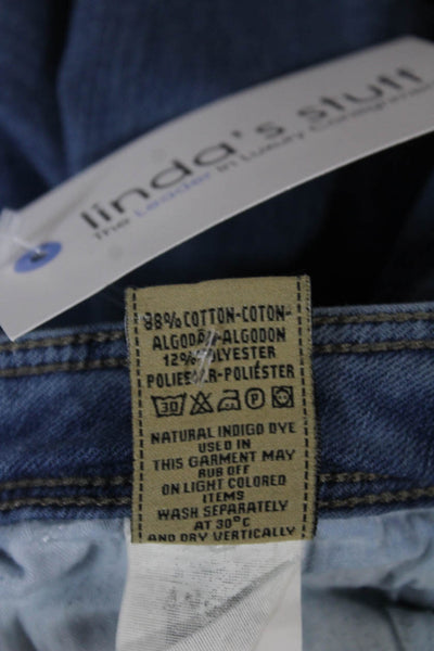 DL1961 Women Skinny Jeans Blue Cotton Blend Mid Rise Size 28