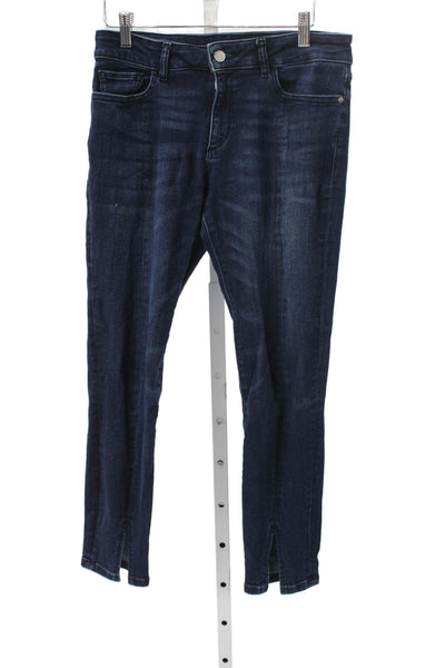 DL1961 Womens Cropped Blue Jeans Mid Rise Cotton Inseam 22 Size 27