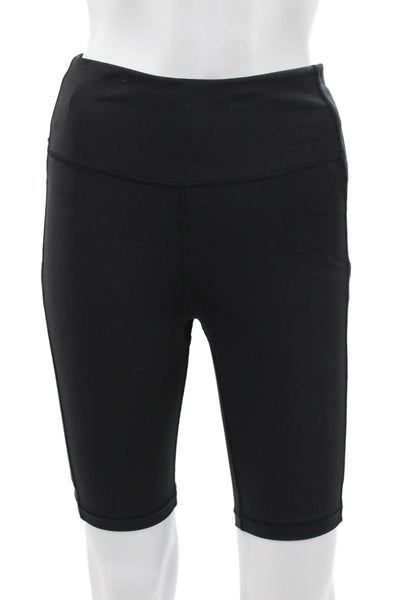 Athleta Womens Athletic Nylon Shorts Black Size S