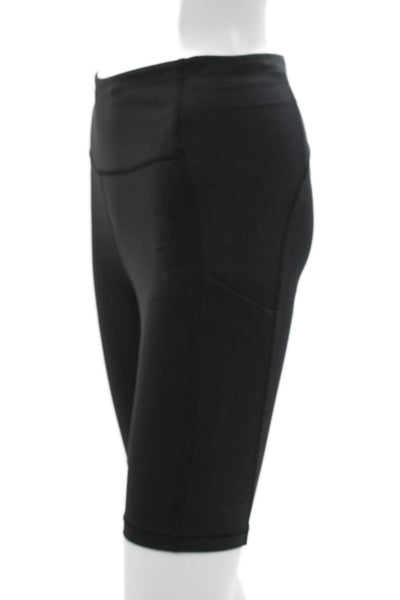 Athleta Womens Athletic Nylon Shorts Black Size S