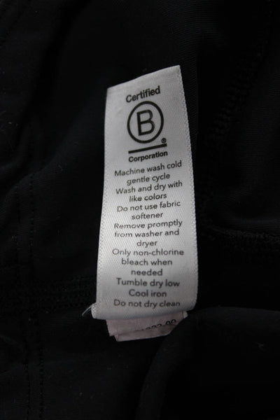 Athleta Womens Athletic Nylon Shorts Black Size S