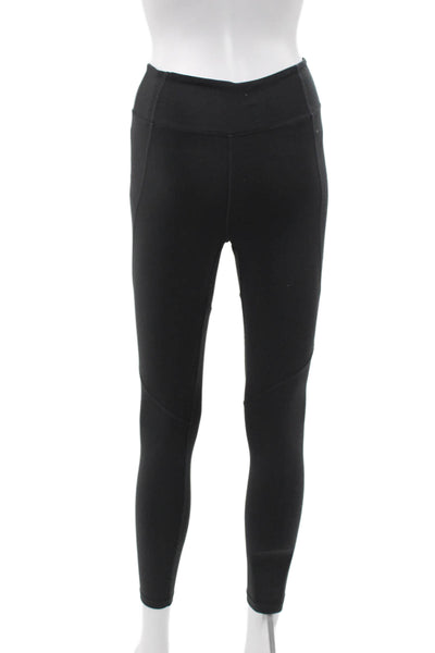 Outdoor Voices Women Black Ankle Nylon Leggings Size S