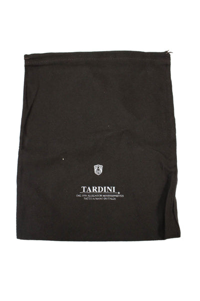 Tardini Womens Genuine Leather 4" Bull Horn Large Buckle Belt Black Sz 36
