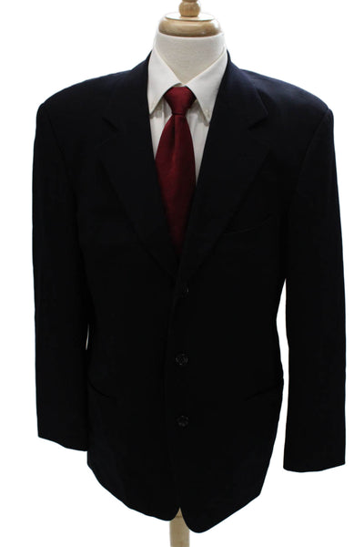 Boss Hugo Boss Mens Suit Jacket Black Wool Blend Size 42
