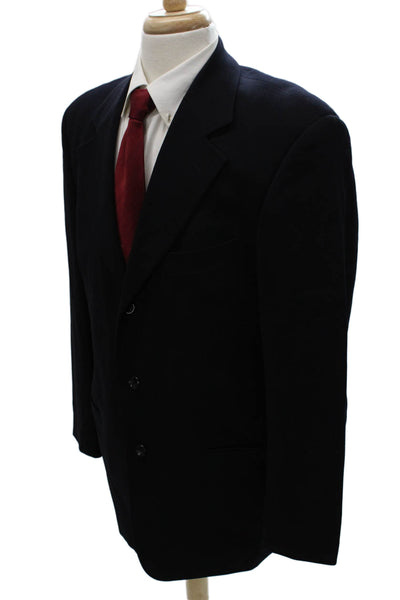 Boss Hugo Boss Mens Suit Jacket Black Wool Blend Size 42