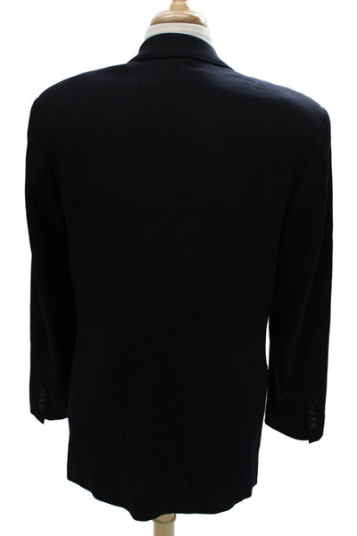 Boss Hugo Boss Mens Suit Jacket Black Wool Blend Size 42