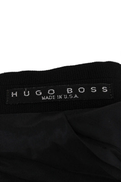 Boss Hugo Boss Mens Suit Jacket Black Wool Blend Size 42