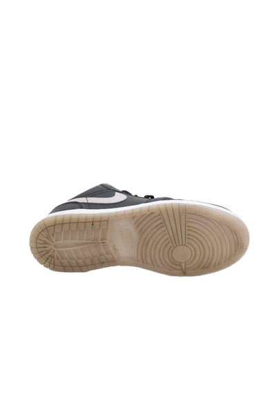 Nike Girls Leather Low Top Sneakers Black Size 6.5Y