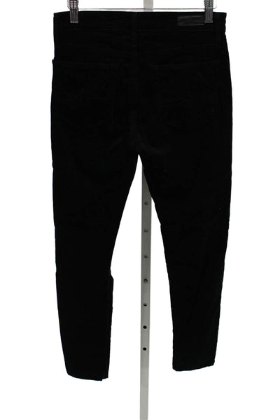 AG Adriano Goldschmied Women Skinny Jeans Black Mid Rise Inseam 26 Size 26