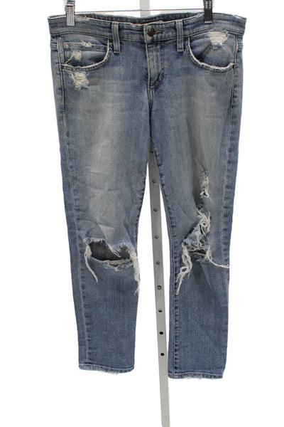 Joes Jeans Womens Skinny Jeans Blue Mid Rise Size 25