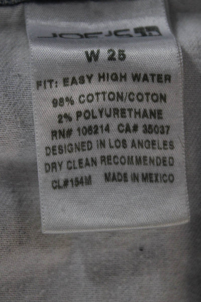 Joes Jeans Womens Skinny Jeans Blue Mid Rise Size 25
