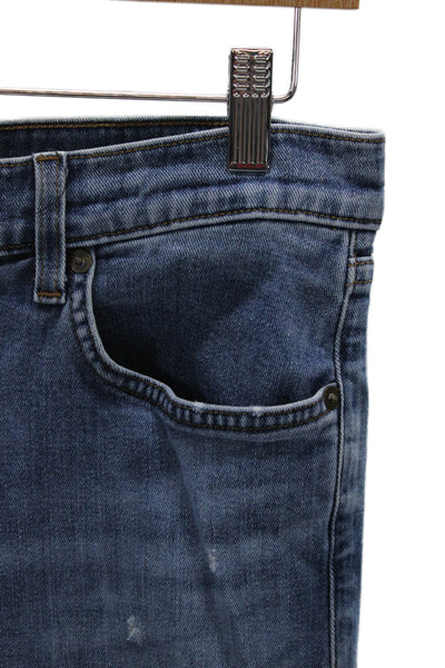 J Brand Mens Tapered Jeans Blue Mid Rise Cotton Inseam 30 Size 32