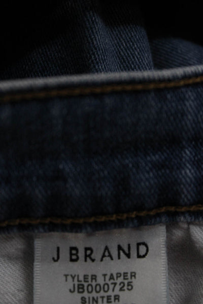 J Brand Mens Tapered Jeans Blue Mid Rise Cotton Inseam 30 Size 32