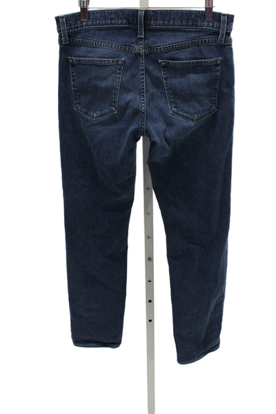 J Brand Mens Straight Jeans Blue Mid Rise Cotton Blend Inseam 30 Size 32