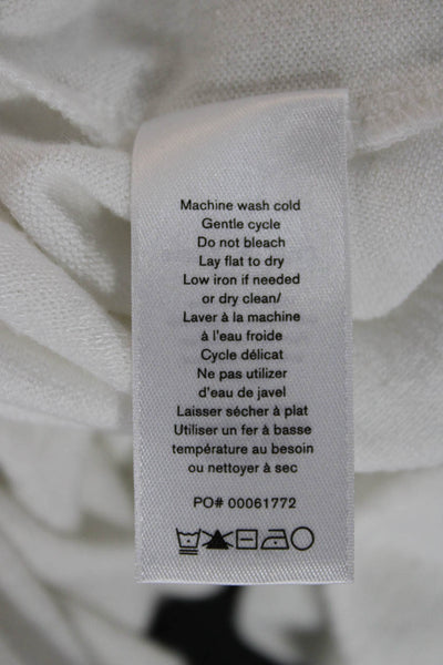 Rag & Bone Womens Tank Dress White Rayon Sleeveless Crew Neck Long Size S