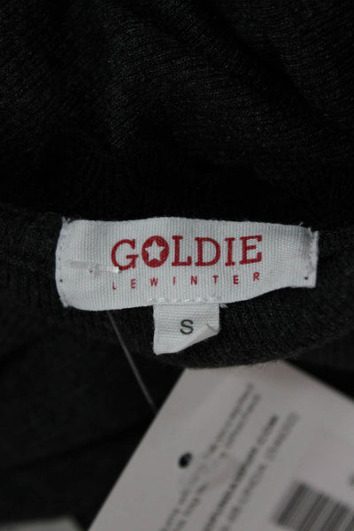 Goldie Womens Basic Modal Gray T-Shirt Round Neck 3/4 Sleeve Size S