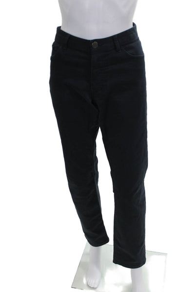 Theory Womens Chino Pants Blue Cotton Button Inseam 30 Size 31