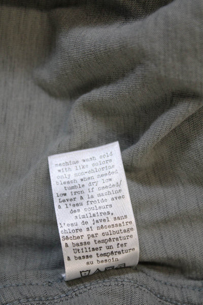 Rag & Bone Mens Gray Striped Short Sleeve T-Shirt 100% Cotton Size M