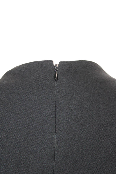 Ralph Lauren Black Label Womens Black Sheath Dress Short Sleeve Size 10