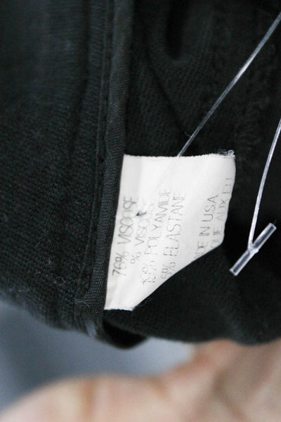 Theory Women Black Viscose Dress Pants Button Inseam 33 Size 2