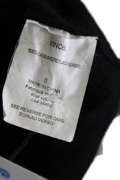 Vince Women Cashmere V-Neck Cardigan Black Size S