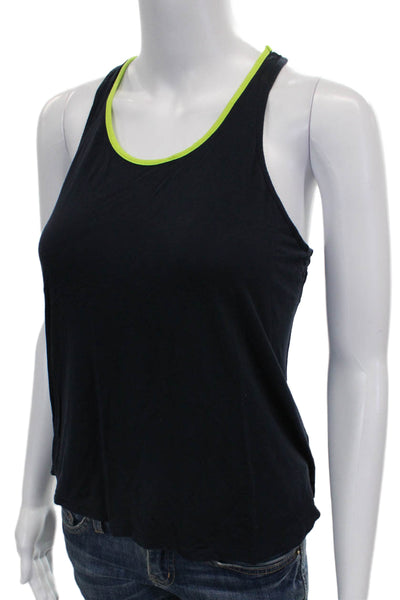 Splits 59 Womens Black Viscose Basic Tank Sleeveless Size XS