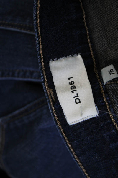 DL1961 Womens Straight Jeans Blue High Rise Size 26