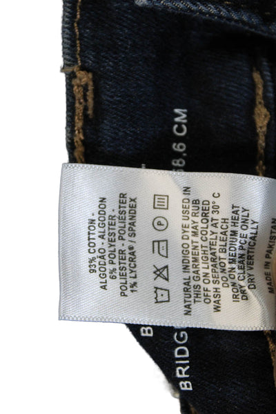 DL1961 Womens Straight Jeans Blue High Rise Size 26