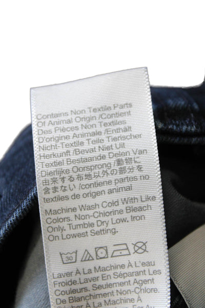 Madewell Womens Skinny Jeans Blue High Rise Cotton Blend Size 25