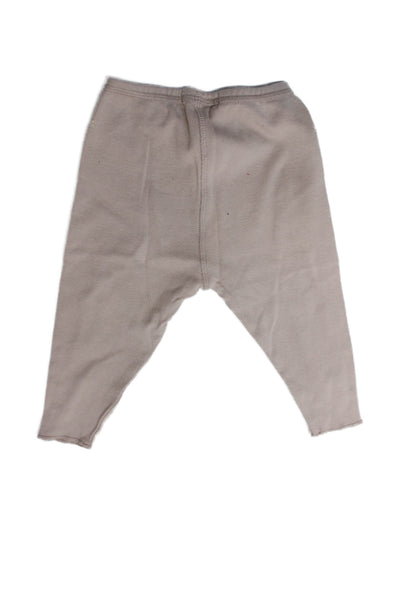 Bonpoint Girls Elastic Waistband Straight Leg Pants Brown Cotton Size 6 Months
