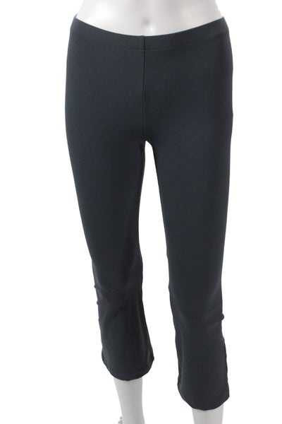 Elaine Kim Women Capri Leggings Blue Nylon Petites Size XS