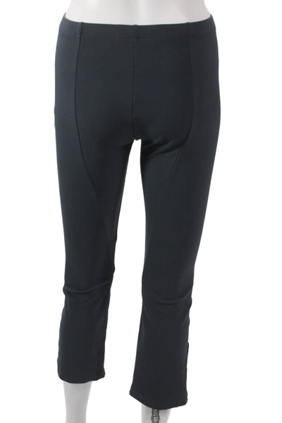 Elaine Kim Women Capri Leggings Blue Nylon Petites Size XS