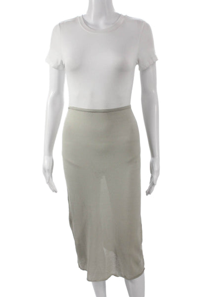 Ciao lucia Womens Straight Pencil Gray Skirt Size S