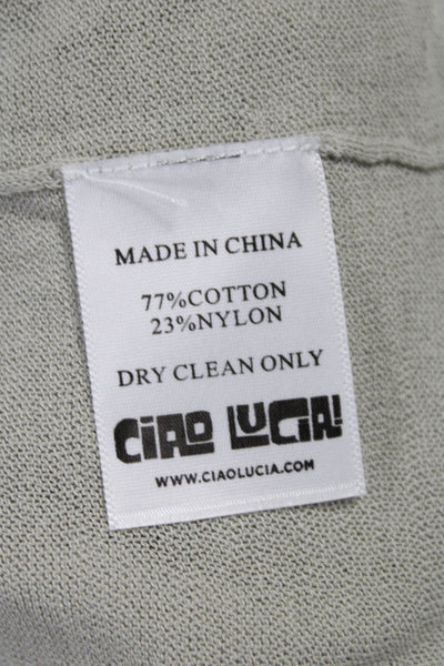 Ciao lucia Womens Straight Pencil Gray Skirt Size S