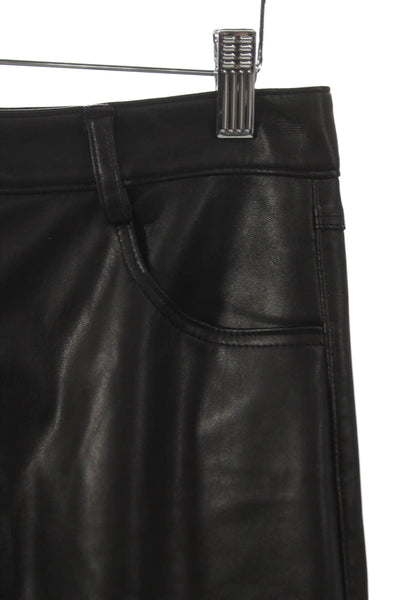 LaMarque Womens Black Polyurethane Dress Pants Size 27