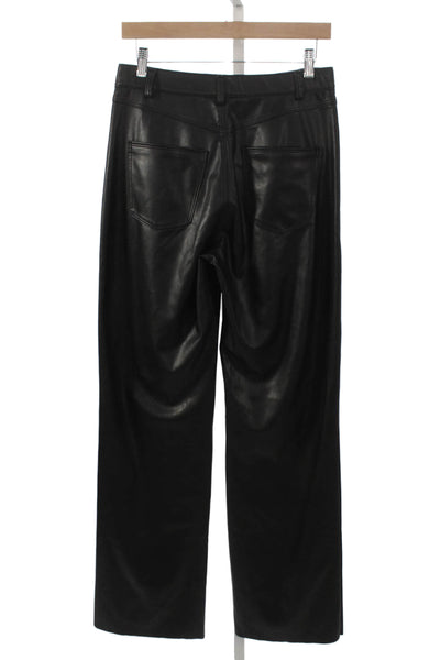 LaMarque Womens Black Polyurethane Dress Pants Size 27