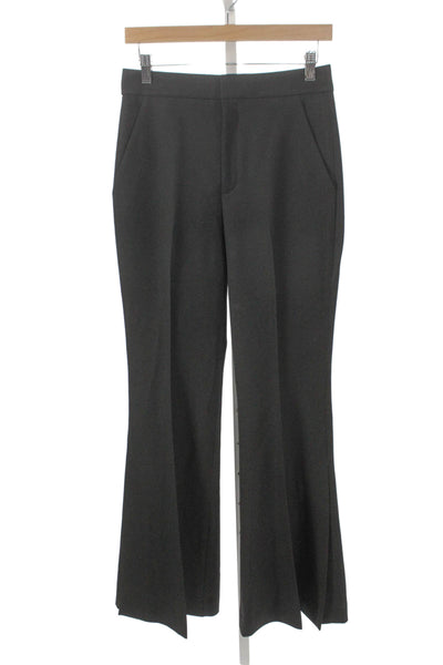 ALC Women Dress Pants Black Polyester Zip Size 2